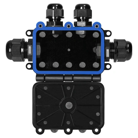 Puszka natynkowa IP68 Heavy-Duty układ T, 4 dławnice M20/M16, OR-JB-13815/4T ORNO