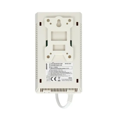 Czujnik gazu LPG, zasilanie 230VAC, ORNO OR-DC-631
