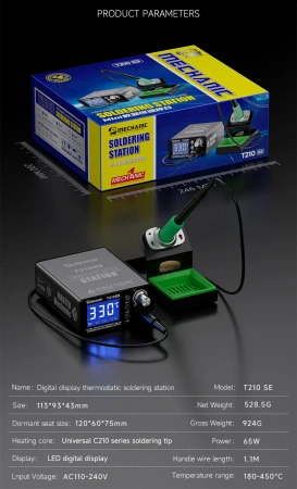 Stacja lutownicza T210 SE Mechanic