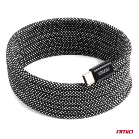 Kabel USB-C do USB-C 60W szybkie ładowanie, magnetyczny, 2m AMIO 04841