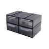 Magazynek szufladkowy modułowy 23x14x12.5cm, 4 szufladki, Konger PX4