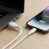 Kabel USB-A - USB-C, 2,4 A, 1 m, biały, Miccell, MIC-004034
