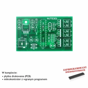 Wskaźnik komfortu cieplnego - PCB i mikroprocesor do projektu AVT 5301