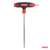 Klucze Torx Security z rękojeścią T T10–T50, zestaw 8 szt., stal Cr-V, AMIO-04827