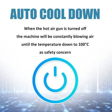 Stacja lutownicza hotair 700W 24L/min + lutownica grotowa 60W Proskit SS-989B