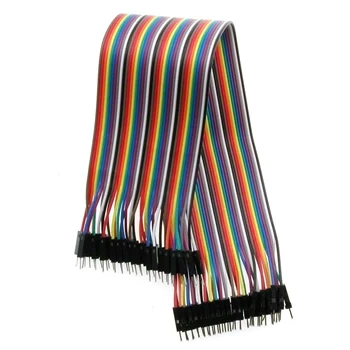 Zestaw przewodów do płytek stykowych SDxx 40szt męski - męski, 30cm