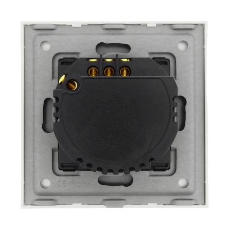 Włącznik kurtynowy Smart 1000W ZigBee - dotykowy szklany panel biały - podtynkowy - TAWOIA Smart Home