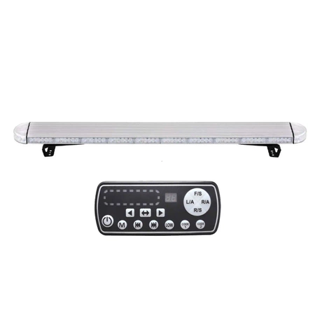 Belka ostrzegawcza LED ze sterownikiem 1512x120 R65 R10 TA2 BLK0024-2 12/24V