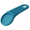 Uchwyt-brelok do pastylki iButton DS1990/DS1990A MicroCan F5, turkusowy