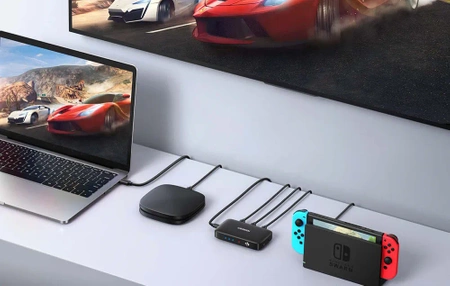 Przełącznik HDMI 1.4 3 wejścia 1 wyjście, 4K 30 Hz, z pilotem, UGREEN CM332