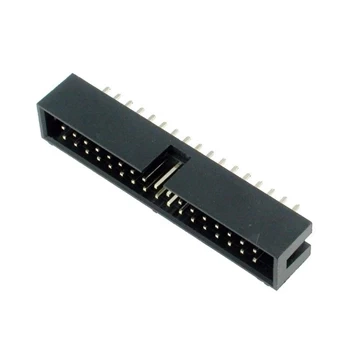 Wtyk IDC 34-stykowy prosty do montażu na PCB, raster 2,54 mm ze złoconymi stykami, Z-WS34G