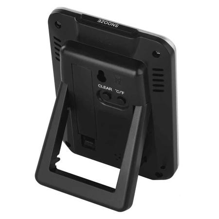 Termometr E0121 z sondą, -40 °C do +60 °C, budzik, zegar