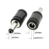 Przejście DC wtyk 2.5 - gniazdo 5.5 z pinem 2.1mm