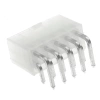 Wtyk ATX 10-stykowy męski kątowy do montażu na PCB, raster 4,20 mm, biały, KWM4505-10R