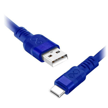 Kabel USB do USB-C 2m, eXc WHIPPY Pro 60W ciemny