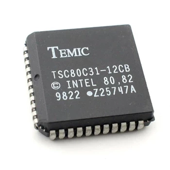 Mikrokontroler 80C31 - 8-bitowy mikrokontroler zgodny z rodziną 8051, PLCC44, SMD
