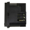 Moduł - Gniazdko pojedyncze Schuko 2x USB-C 20W - watomierz - WiFi / BT, czarny - Tawoia Glass