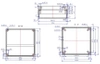 Obudowa uniwersalna Z20, 126,1 × 120,4 × 53,9 mm, ABS, czarna, Kradex