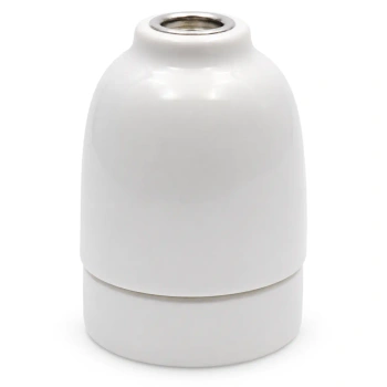 Porcelanowa oprawka wisząca E27 F510-3 biała Ceramic Loft