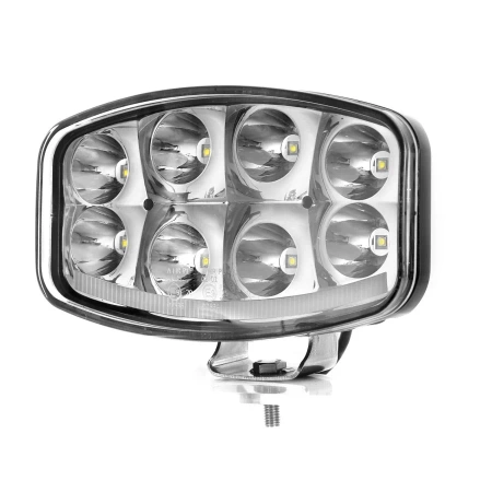 Reflektor drogowy LED samochodowy, 2 funkcje: pozycyjne, drogowe, 4925 lm, 55W, 18 LED, 12V/24V, L3413