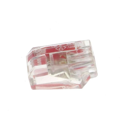 Złącze zatrzaskowe 2 pola, szybkozłącze instalacyjne 2.5mm2 450V