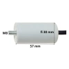 Kondensator rozruchowy do silnika 2µF 450VAC, CBB60, przewody 15 cm, Ø30 × 57 mm, EPERS
