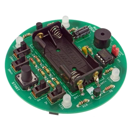 Przypominacz świetlno-dźwiękowy. Zestaw DIY do nauki lutowania AVT EDU646