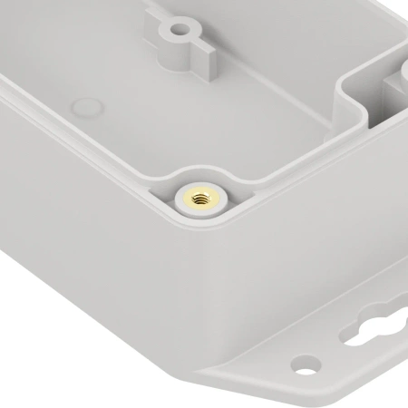 Obudowa hermetyczna z uchem ZP120.60.45 jasnoszara ABS