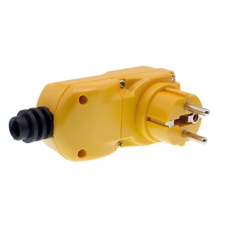 Wtyk sieciowy 230V z wyłącznikiem różnicowoprądowym 230V 16A IP55 BDI-S 2