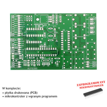 TIDex komputer pokładowy Opel Diesel - PCB i mikroprocesor do projektu AVT 5395