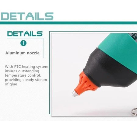 Pistolet do kleju na gorąco Proskit GK-390B, sztyfty 11mm, 80W