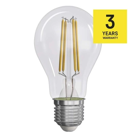 Żarówka LED E27 Filament A60 8.5W ciepła biel 2700K, 1060lm, ściemnialna