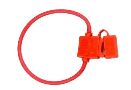 Gniazdo bezpiecznika samochodowego 10 A z osłoną i przewodem 190 mm