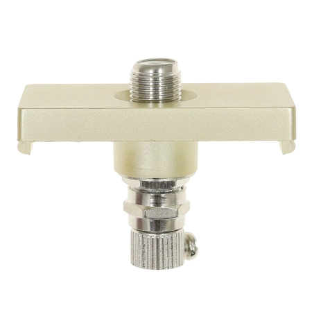 Moduł 1/2 - gniazdo antenowe SAT (typ F) - złoty - kompatybilny z ramkami Tawoia Glass