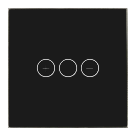 Ściemniacz Smart 500W WiFi i Bluetooth - dotykowy szklany panel czarny - podtynkowy - TAWOIA Smart Home