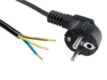 Przewód zasilający 230 V 3 × 1 mm2, długość 2,5 m, z uziemieniem