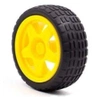 Koło 68x26mm - do robotów i pojazdów DIY - z bieżnikiem typ A