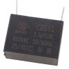 Kondensator rozruchowy do silnika 2.5uF 450VAC CBB61 do druku
