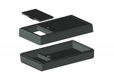 Obudowa 63x104, h=28mm, z miejscem na baterie, Z55