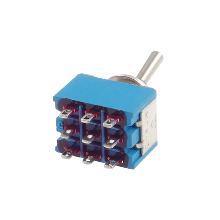 Przełącznik ON-ON 3PDT 9P potrójny MTS-302