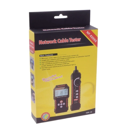 Tester LAN RJ45, PoE, LCD Noyafa NF-8209S