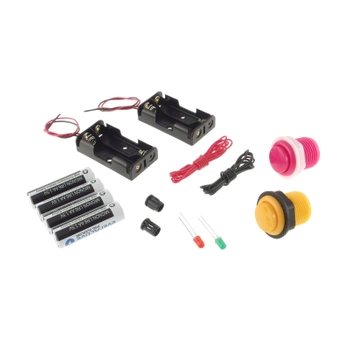 Zestaw elementów na lekcje techniki, 1 zadanie związane z elektroniką. AVT EDU03