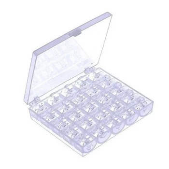 Organizer na szpulki do maszyny - 25 przegródek - szpulki w zestawie