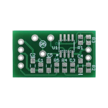 Uniwersalny miniaturowy wzmacniacz mikrofonowy - PCB do projektu AVT 1721