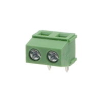 Złącze śrubowe 2 pola, raster 5, h=8.1mm kątowe