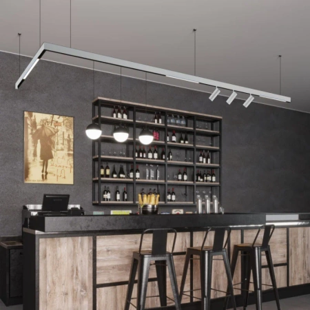 Szyna magnetyczna 1-faza natynkowa 2m biała M-LINE