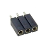 Gniazdo jednorzędowe 3pin, r.2.54, h=7mm, precyzyjne, łamane