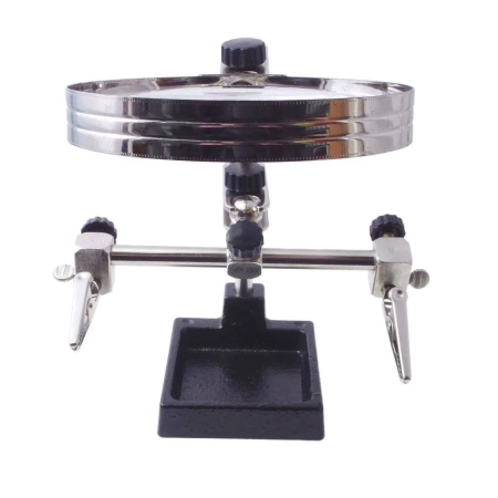 Uchwyt montażowy typu "Trzecia ręka" z lupą 90mm