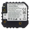Gniazdo elektryczne Schuko z USB-C 20W z pomiarem energii (watomierz) ZigBee białe podtynkowe (moduł bez ramki) - TAWOIA Smart Home