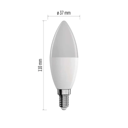 Żarówka LED E14 bańka, 4,8 W, 470 lm, RGB, ściemnialna, Wi-Fi, EMOS ZQW322R